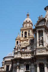 Fototapeta na wymiar Cathedral of Murcia