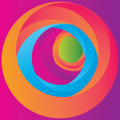 Vector abstract colorful background