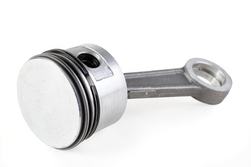 Engine pistono on white