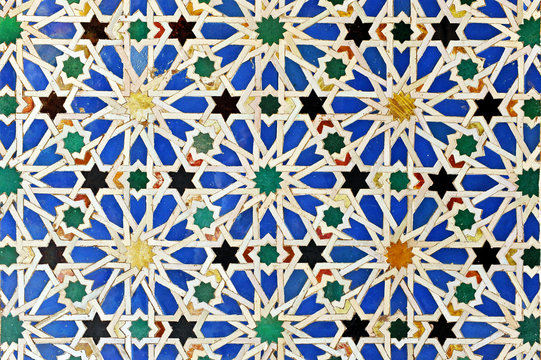 Alicatado, azulejos, mosaico, Alcázar de Sevilla