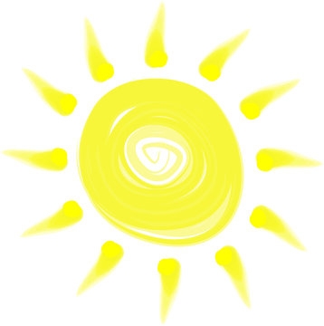 Drawing of the sun