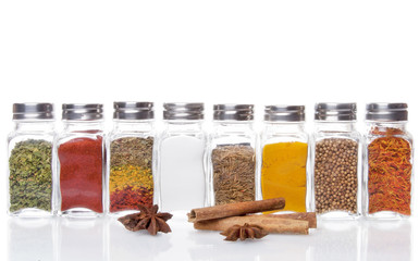 Eight jars of spices © misha_ru