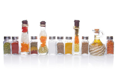 Decorative preserved vegetables and spice