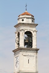 Obraz premium lazise - chiesa dei SS. Zenone e Martino - campanile