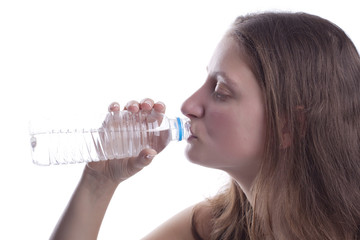 Drinking from bottle