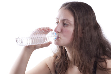 Drinking from bottle