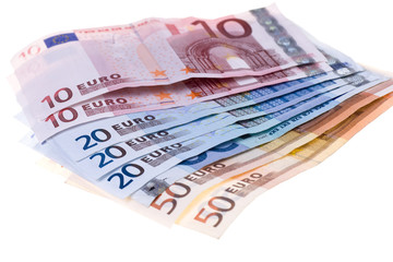 Banknotes of euros