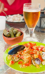 seafood paella