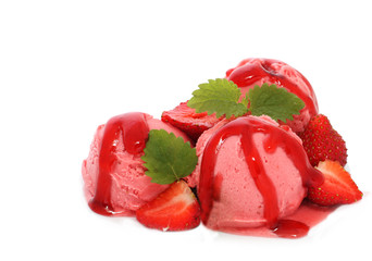 strawberry ice cream