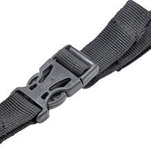 fastened buckle of adventure bag