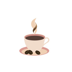 cup on white background, vector