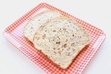 大豆とリンシードの食パン