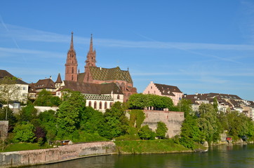 Fototapeta na wymiar Basel Cathedral, Szwajcaria