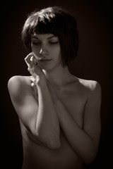 Pretty nacked  woman