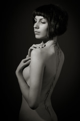Fototapeta premium Pretty nacked woman