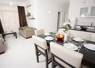 Fototapeta premium Luxury apartment interior design