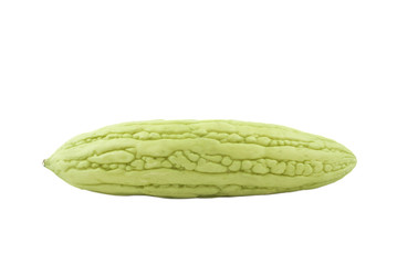 Bitter cucumber-chinese isolated on white