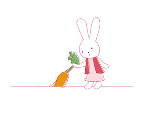 にんじんとうさぎ