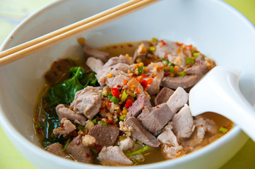 Thai noodles with select spices.