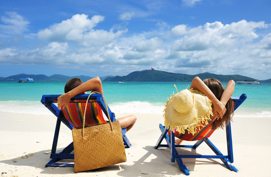 Couple on a beach