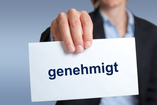 genehmigt
