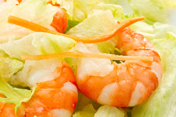 salad with shrimp