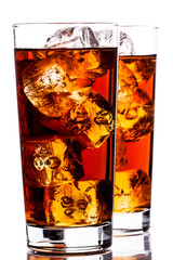 Ice Tea on white background