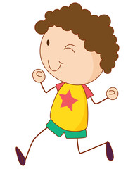 Simple child cartoon