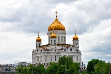 Fototapeta na wymiar Katedra Chrystusa Zbawiciela. Moskwa, Rosja