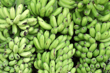 Green bananas