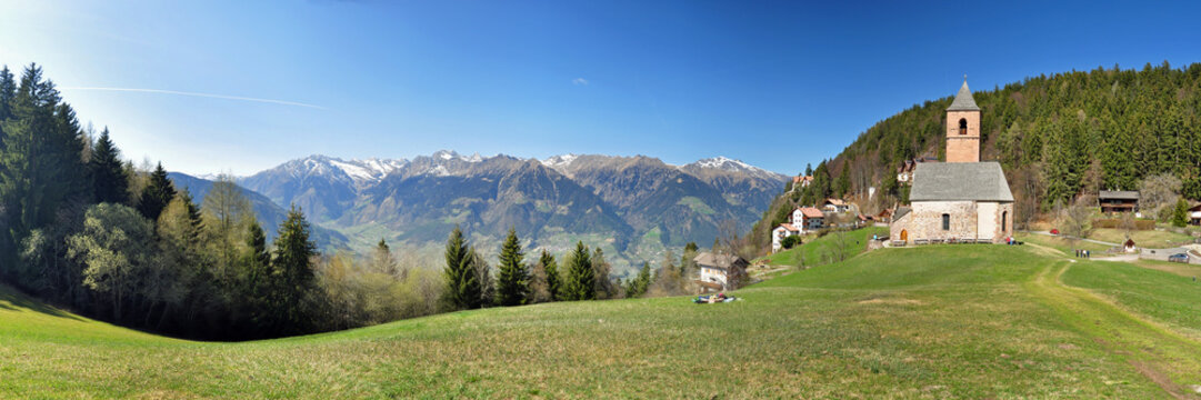 Kirche St. Kathrein bei Hafling - S&uuml;dtirol