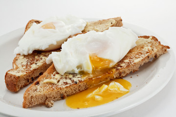 Poached eggs