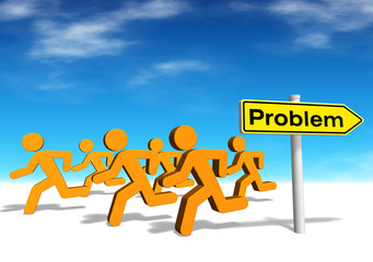 Figuren-Serie: Ein Problem - wir hauen ab!