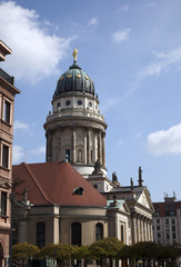 Obraz premium One of the most beautiful squares in Berlin, the Gendarmenmarkt,