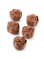 Tasty sweets from a milk chocolate