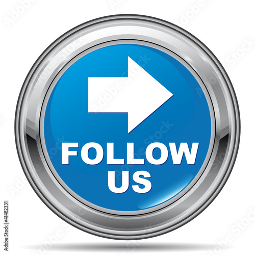 "FOLLOW US ICON" Stock image and royalty-free vector files on Fotolia