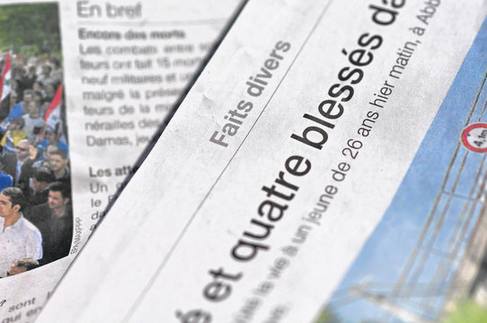 Journal : Faits Divers