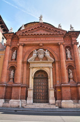 Fototapeta premium Church of St. Carlo. Ferrara. Emilia-Romagna. Italy.