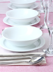 elegant holiday table setting