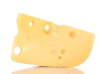 Cheese isolated on white