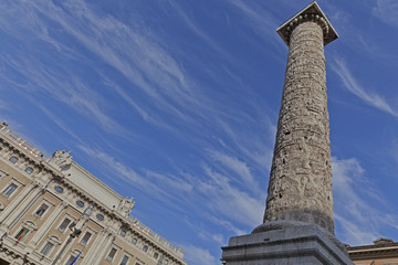 Obraz premium Roma, Piazza Colonna (part.)