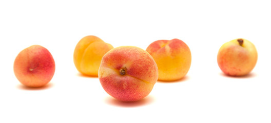small ripe apricots