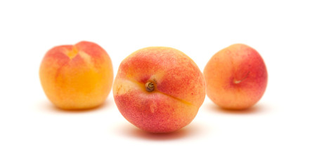 Fototapeta na wymiar small ripe apricots