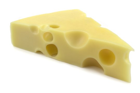 Swiss emmental cheese