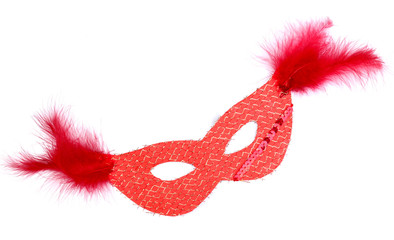 Color mask isolated on white