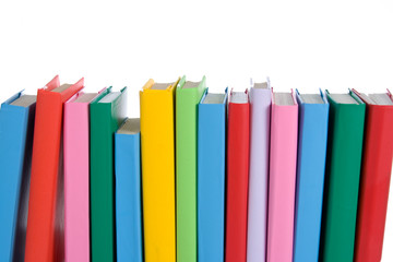 Stack of colorful books