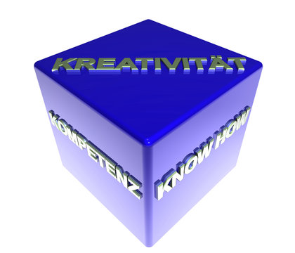 3D Blauwuerfel - KreKoKnowHow
