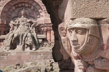 Obraz premium Kyffhäuser Denkmal Thüringen Tourismus