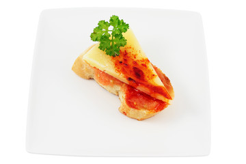 Bread with cheese