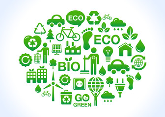 Green / eco friendly world